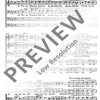 Ach, wie nichtig, ach, wie flüchtig - Choral Score