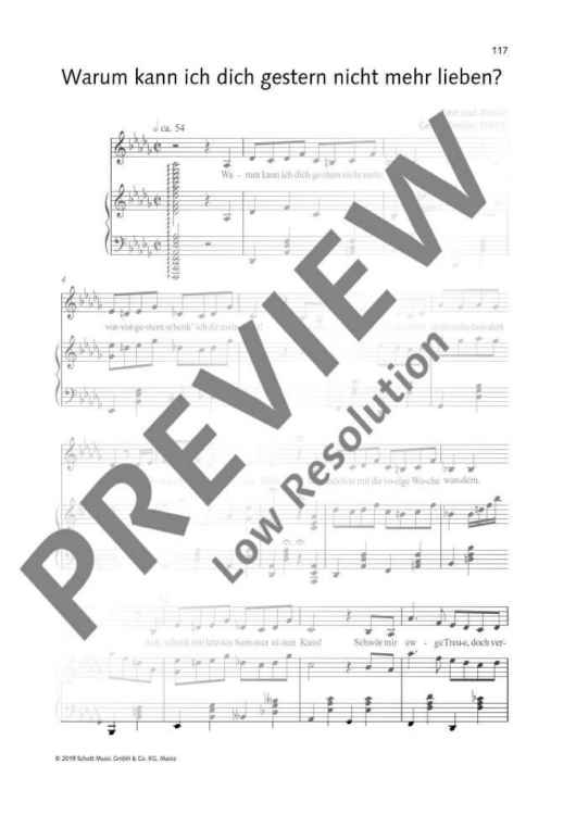 Warum kann ich dich gestern nicht mehr lieben?