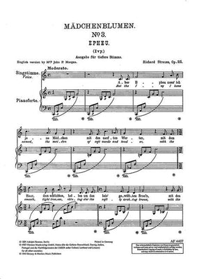 Maiden-Blossoms – Four Poems by Felix Dahn for Voice and Piano in C major