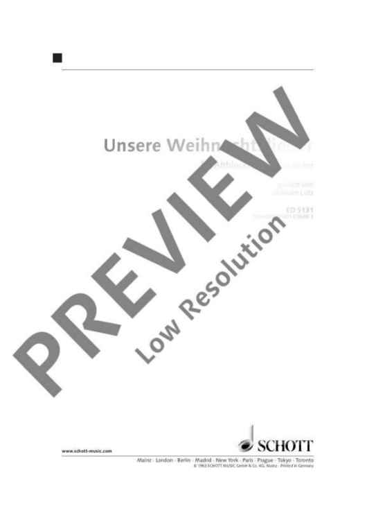 Unsere Weihnachtslieder