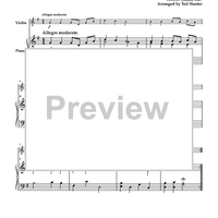 Ten Easy Hymns for Violin and Piano