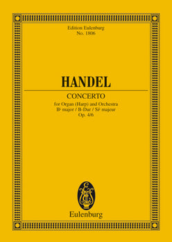 Organ concerto No. 6 B major - Full Score