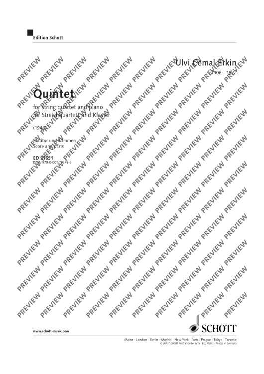 Quintet - Score and Parts