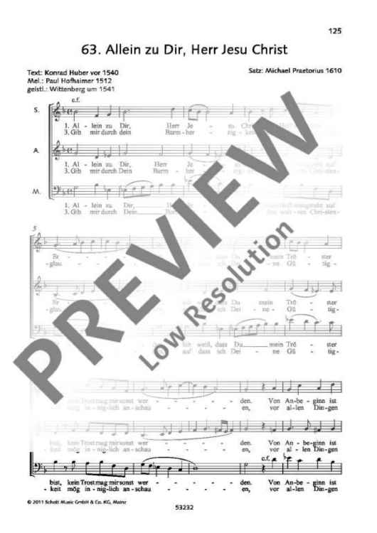 Allein zu dir, Herr Jesu Christ