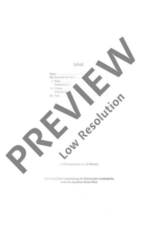 Epistolae - Choral Score