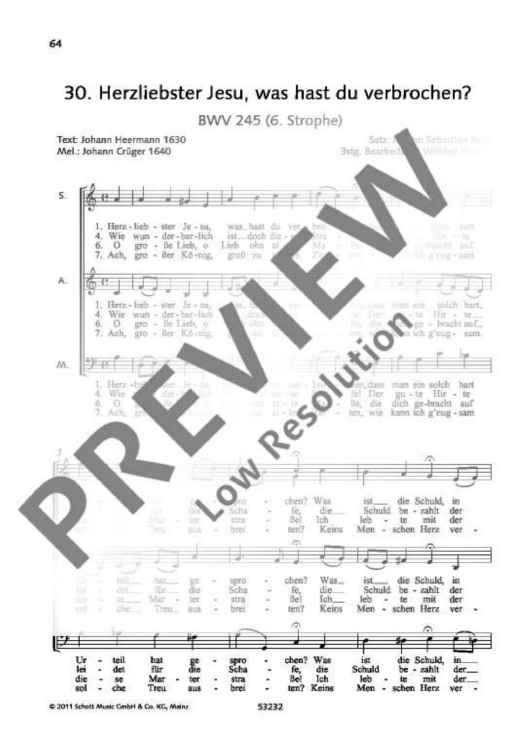 Herzliebster Jesu, was hast du verbrochen?