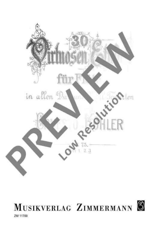 30 Virtuoso Etudes in all major and minor keys