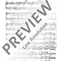 Wein, Weib und Gesang - Score