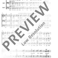 Gratias agimus tibi - Choral Score