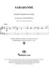 Sarabande in D Minor