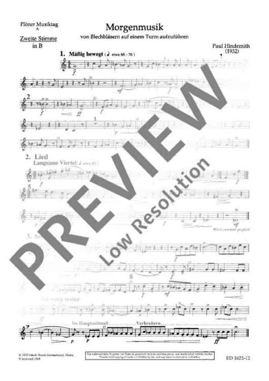 Plöner Musiktag - 2nd Part In C And Bb