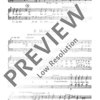 Ruf und Mahnung - Choral Score