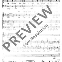 Drei Chöre - Choral Score