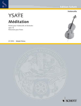 Meditation - Piano Score With Solo Part
