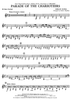 Parade of the Charioteers (from Ben Hur) - Bass Clarinet
