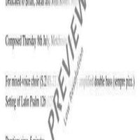 Psalm 126 (127) - With Piano Reduction, For Rehearsal Only