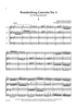 Brandenburg Concerto No. 4 - Score