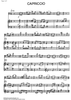 Capriccio - Score