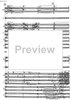 Concerto for flute, wind instruments and percussion - Score