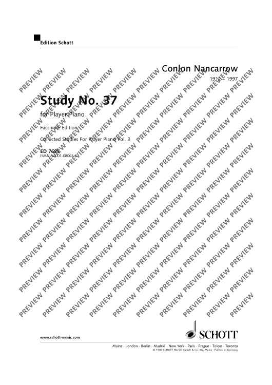 Collected Studies for Player Piano