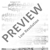 Die Weide - Piano Reduction