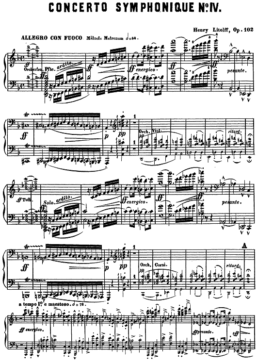 Concerto Symphonique, Opus 102