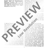 Musical Offering - Full Score