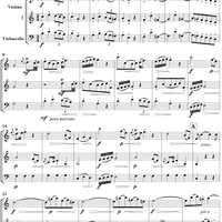 String Trio in C Major, Op.1, No. 1 - Score