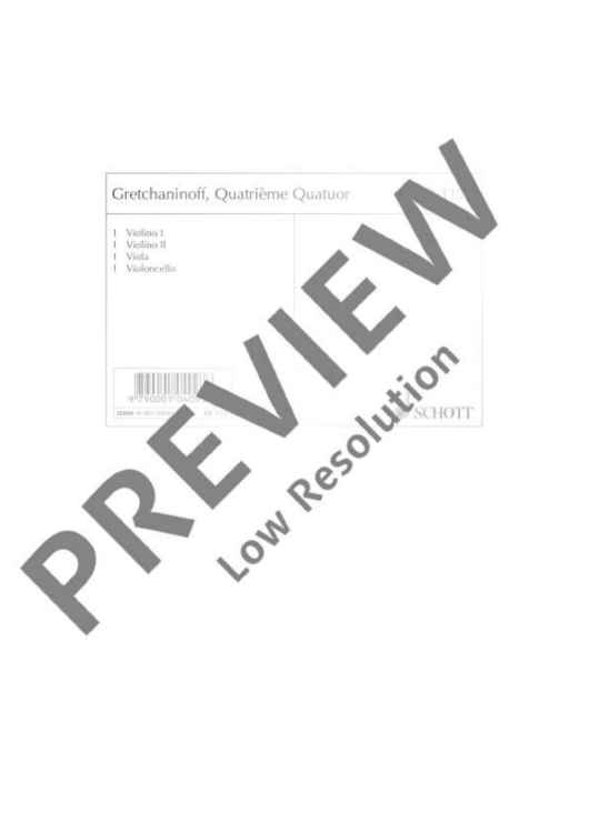 4. Quatuor - Set of Parts