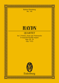 String Quartet D major - Full Score