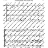 Drei Aphorismen - Choral Score