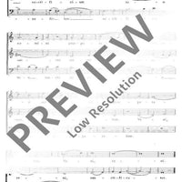 Motette zur Opferung - Choral Score