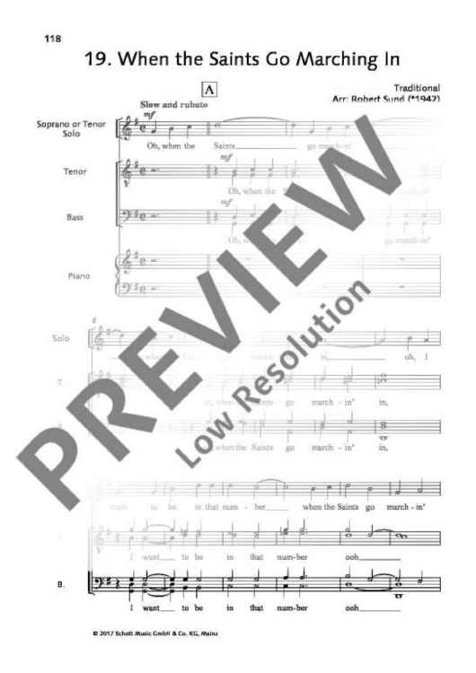 When the Saints Go Marching In