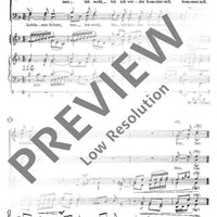 Schönster Schatz, leb wohl - Score