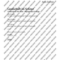 Landscape in snow - Score and Parts