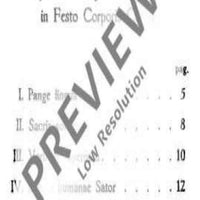 Hymni ad processionem in Festo Corporis Christi - Score