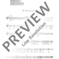 Wenn die Tiere Hochzeit machen - Choral Score