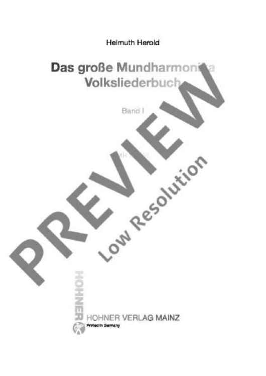 Das große Mundharmonika Volksliederbuch