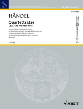 Quartet movements - Score and Parts