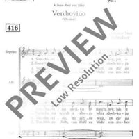 Vier russische Volkslieder - Choral Score
