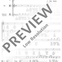 Vier Choralsätze - Choral Score