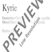 Kyrie - Choral Score