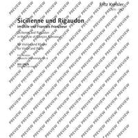 Sicilienne and Rigaudon