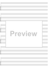 Manuscript Paper - Rastral 4, Piano with Solo, 6 System