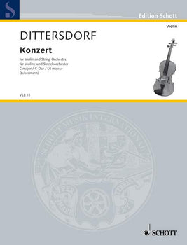 Concerto C Major - Piano Score With Solo Part