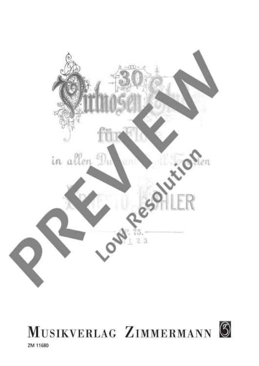 30 Virtuoso Etudes in every major and minor key