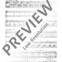 Wein, Weib und Gesang - Score