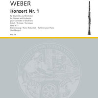 Clarinet Concerto No. 1 F minor - Piano Score and Solo Part