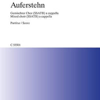 Auferstehn - Choral Score