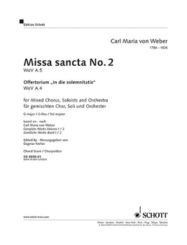 Missa sancta No. 2 G major - Choral Score